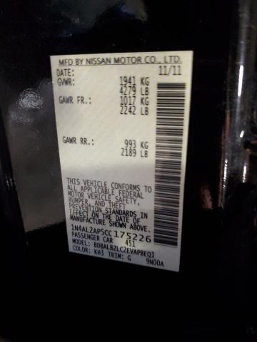 2012 Nissan Altima Base მანქანა იყიდება აუქციონზე, vin: 1N4AL2AP5CC175226, აუქციონის ნომერი: 38902614