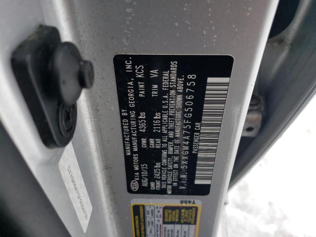 Продажа на аукционе авто 2015 Kia Optima Lx, vin: 5XXGM4A75FG506758, номер лота: 39764464