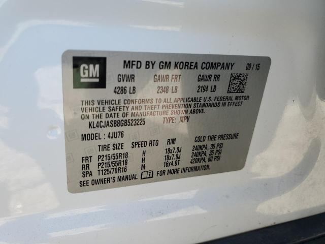 Продажа на аукционе авто 2016 Buick Encore, vin: KL4CJASB8GB523225, номер лота: 38013644