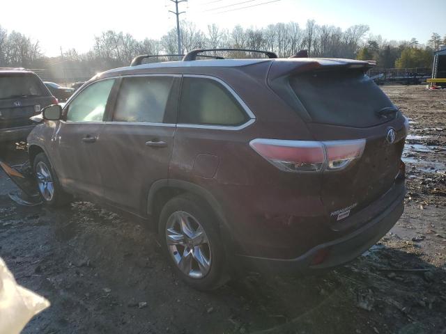 Aukcja sprzedaży 2015 Toyota Highlander Limited, vin: 5TDDKRFH4FS222009, numer aukcji: 36850394