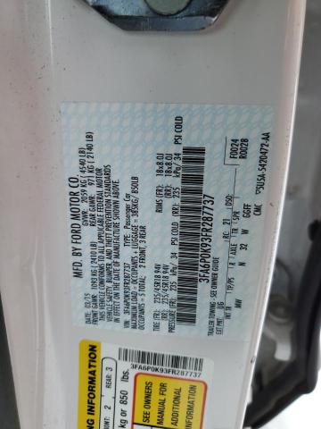 Продажа на аукционе авто 2015 Ford Fusion Titanium, vin: 3FA6P0K93FR287737, номер лота: 37991144