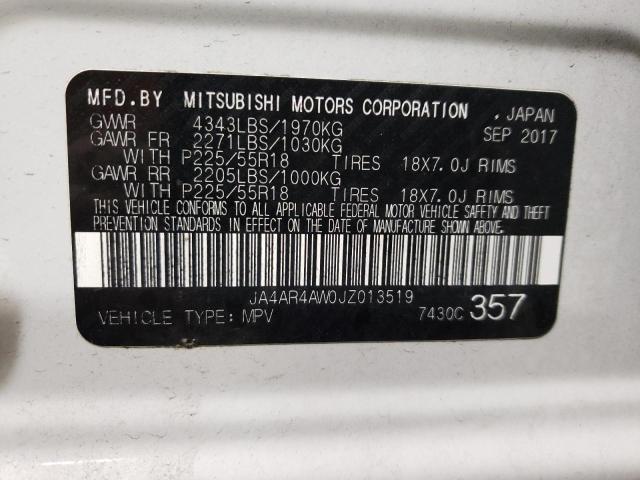 Aukcja sprzedaży 2018 Mitsubishi Outlander Sport Sel, vin: JA4AR4AW0JZ013519, numer aukcji: 39927794