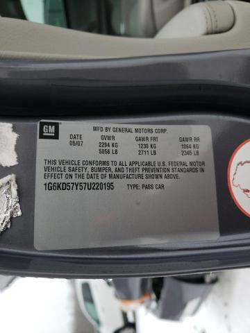 Продажа на аукционе авто 2007 Cadillac Dts, vin: 1G6KD57Y57U220195, номер лота: 38482844