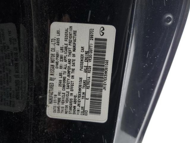 Aukcja sprzedaży 2017 Infiniti Q60 Premium, vin: JN1EV7EK5HM361046, numer aukcji: 38514424