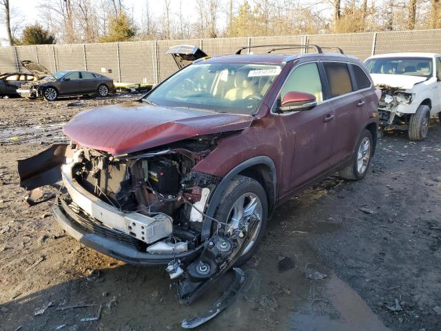 Aukcja sprzedaży 2015 Toyota Highlander Limited, vin: 5TDDKRFH4FS222009, numer aukcji: 36850394
