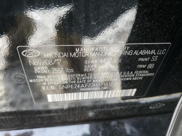 Продажа на аукционе авто 2018 Hyundai Sonata Se, vin: 5NPE24AF7JH671812, номер лота: 37972014