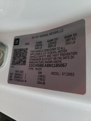 Продаж на аукціоні авто 2021 Chevrolet Colorado, vin: 1GCHSBEA8M1185067, номер лоту: 40183134