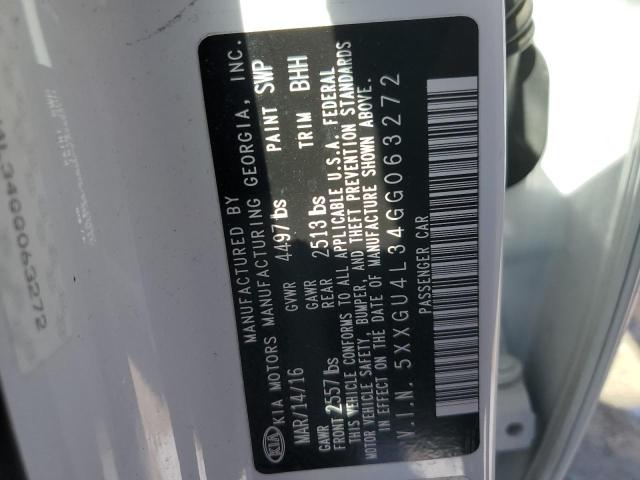 Aukcja sprzedaży 2016 Kia Optima Ex, vin: 5XXGU4L34GG063272, numer aukcji: 38380874
