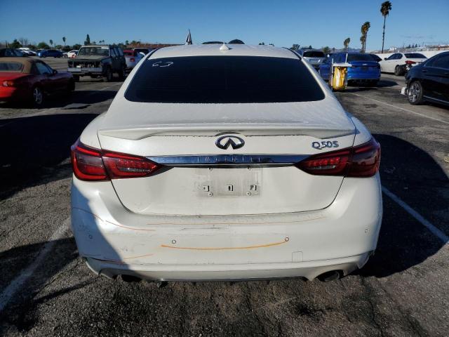 2018 Infiniti Q50 Luxe მანქანა იყიდება აუქციონზე, vin: JN1EV7AP3JM357004, აუქციონის ნომერი: 38587064