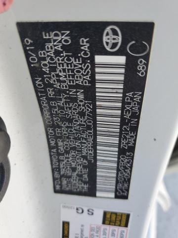 Продаж на аукціоні авто 2020 Toyota Corolla Le, vin: JTDEPRAE0LJ077921, номер лоту: 40902094