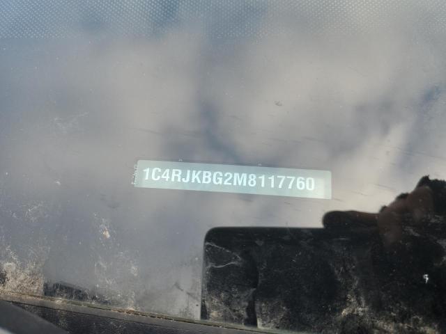 82709613 :رقم المزاد ، 1C4RJKBG2M8117760 vin ، 2021 Jeep Grand Cherokee L Limited مزاد بيع