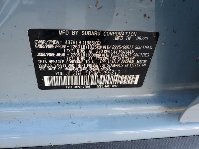 Продаж на аукціоні авто 2021 Subaru Crosstrek Sport, vin: JF2GTHSC9MH265312, номер лоту: 82597093
