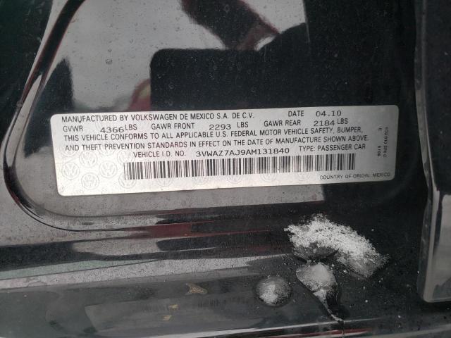 Aukcja sprzedaży 2010 Volkswagen Jetta Limited, vin: 3VWAZ7AJ9AM131840, numer aukcji: 38994034