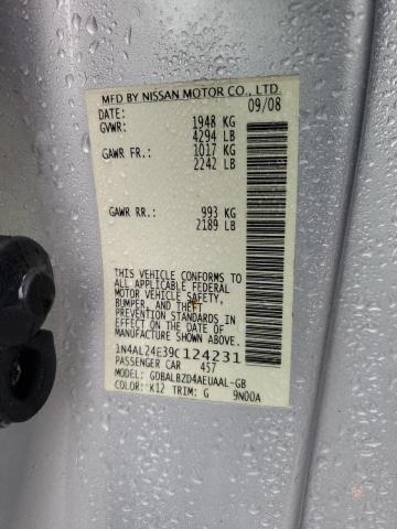 39717654 :رقم المزاد ، 1N4AL24E39C124231 vin ، 2009 Nissan Altima 2.5s مزاد بيع