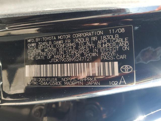 Aukcja sprzedaży 2009 Toyota Yaris, vin: JTDKT903895247121, numer aukcji: 38124824
