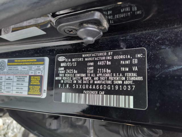 Aukcja sprzedaży 2013 Kia Optima Sx, vin: 5XXGR4A66DG191037, numer aukcji: 37572554