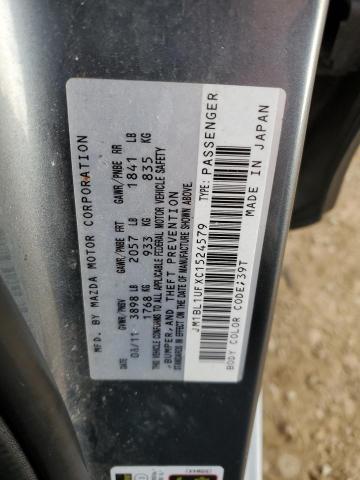 Aukcja sprzedaży 2012 Mazda 3, vin: JM1BL1UFXC1524579, numer aukcji: 82874723
