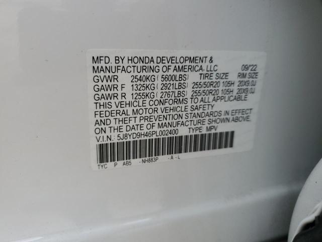 Продаж на аукціоні авто 2023 Acura Mdx Technology, vin: 5J8YD9H46PL002400, номер лоту: 37606604