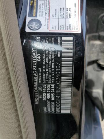 2014 Mercedes-benz C 250 მანქანა იყიდება აუქციონზე, vin: WDDGF4HB7EG240807, აუქციონის ნომერი: 39201504