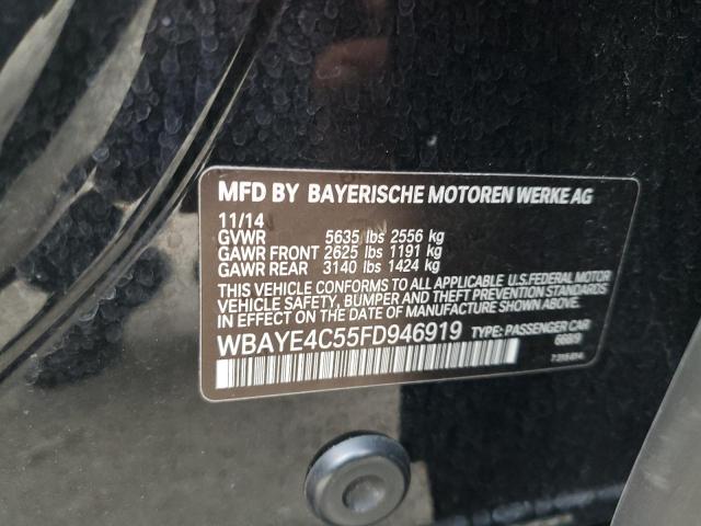 38140384 :رقم المزاد ، WBAYE4C55FD946919 vin ، 2015 Bmw 740 Li مزاد بيع