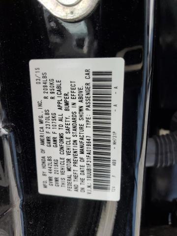 Aukcja sprzedaży 2015 Acura Tlx, vin: 19UUB1F31FA019647, numer aukcji: 37284114
