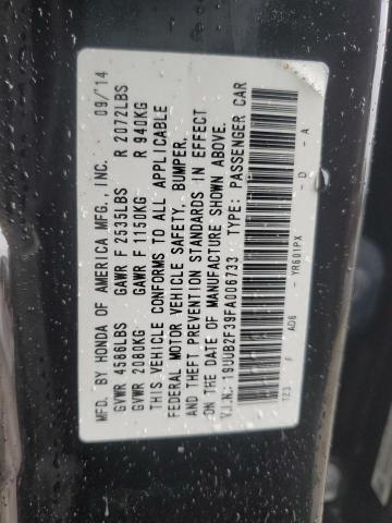 39331314 :رقم المزاد ، 19UUB2F39FA006733 vin ، 2015 Acura Tlx مزاد بيع
