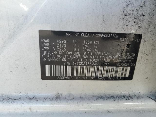 Aukcja sprzedaży 2018 Subaru Impreza Limited, vin: 4S3GKAT68J3609237, numer aukcji: 36942014
