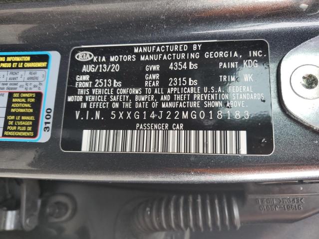 Продаж на аукціоні авто 2021 Kia K5 Lxs, vin: 5XXG14J22MG018183, номер лоту: 80862823