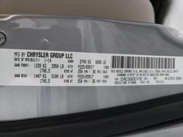 Продаж на аукціоні авто 2014 Chrysler Town & Country Touring, vin: 2C4RC1BGXER274785, номер лоту: 38763994