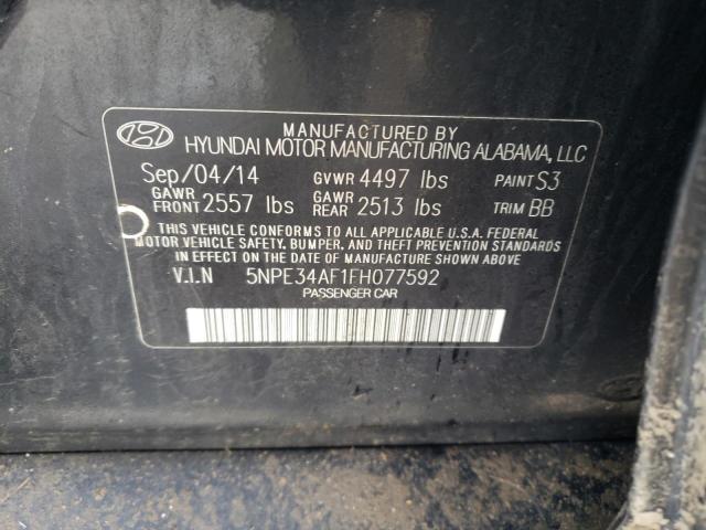 Продажа на аукционе авто 2015 Hyundai Sonata Sport, vin: 5NPE34AF1FH077592, номер лота: 40078894