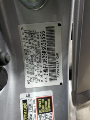 Aukcja sprzedaży 2008 Honda Civic Hybrid, vin: JHMFA36298S025656, numer aukcji: 36964354