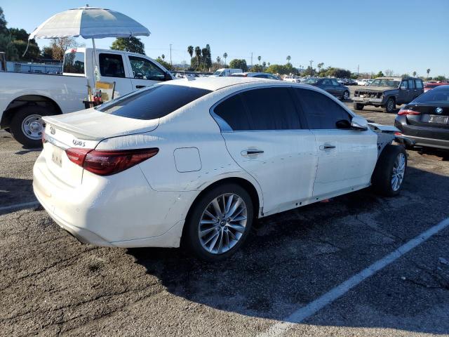2018 Infiniti Q50 Luxe მანქანა იყიდება აუქციონზე, vin: JN1EV7AP3JM357004, აუქციონის ნომერი: 38587064