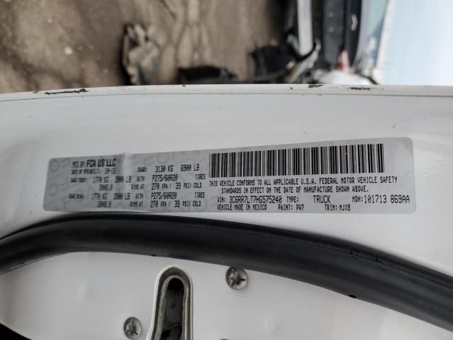Продажа на аукционе авто 2017 Ram 1500, vin: 3C6RR7LT7HG575240, номер лота: 40428144