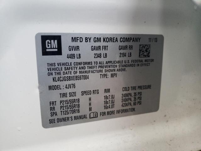 Продаж на аукціоні авто 2014 Buick Encore, vin: KL4CJGSBXEB597004, номер лоту: 82485723