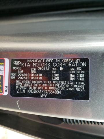 Aukcja sprzedaży 2016 Kia Soul, vin: KNDJN2A21G7354094, numer aukcji: 38257694