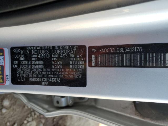 38653354 :رقم المزاد ، KNDCB3LC3L5413178 vin ، 2020 Kia Niro Lx مزاد بيع
