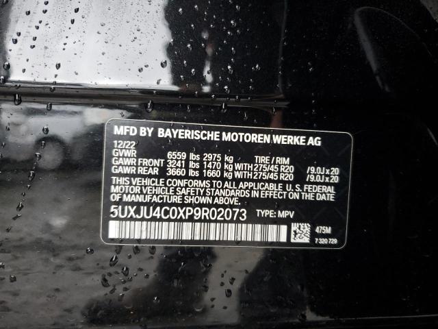 Продаж на аукціоні авто 2023 Bmw X5 M50i, vin: 5UXJU4C0XP9R02073, номер лоту: 38949524