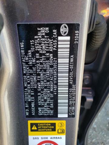 39480894 :رقم المزاد ، 4T4BF1FKXGR530521 vin ، 2016 Toyota Camry Le مزاد بيع