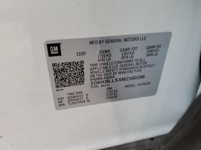 Aukcja sprzedaży 2021 Gmc Acadia At4, vin: 1GKKNLLSXMZ160286, numer aukcji: 40295074