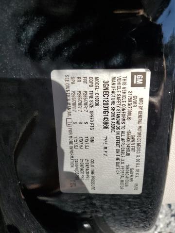 2007 Chevrolet Avalanche C1500 მანქანა იყიდება აუქციონზე, vin: 3GNEC12007G143866, აუქციონის ნომერი: 41004184