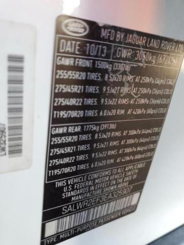 37336574 :رقم المزاد ، SALWR2EF3EA325907 vin ، 2014 Land Rover Range Rover Sport Sc مزاد بيع