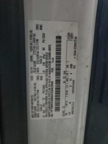 37493404 :رقم المزاد ، 1FTBW3XM4KKB82990 vin ، 2019 Ford Transit T-350 مزاد بيع