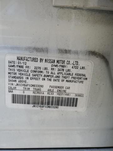 40159764 :رقم المزاد ، JN1CV6AP1CM933290 vin ، 2012 Infiniti G37 Base مزاد بيع