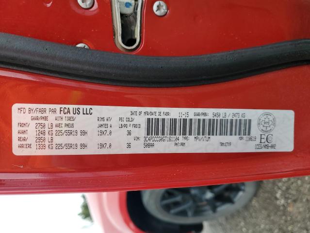 Продажа на аукционе авто 2016 Dodge Journey Sxt, vin: 3C4PDCCG0GT161104, номер лота: 37467144