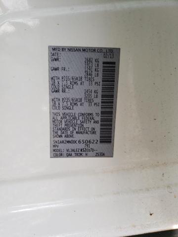 Продажа на аукционе авто 2013 Nissan Pathfinder S, vin: 5N1AR2MN0DC650622, номер лота: 37350634