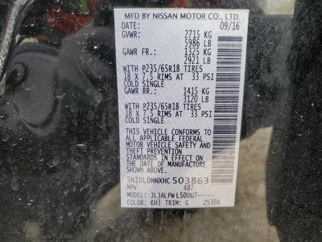 Aukcja sprzedaży 2017 Infiniti Qx60, vin: 5N1DL0MNXHC503863, numer aukcji: 82557273