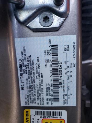Aukcja sprzedaży 2018 Lincoln Mkz Reserve, vin: 3LN6L5F9XJR615737, numer aukcji: 37527824
