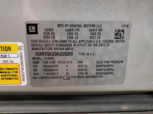 Aukcja sprzedaży 2017 Gmc Acadia Limited Slt-2, vin: 1GKKVSKD3HJ226260, numer aukcji: 82810803