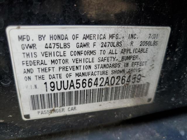 Продажа на аукционе авто 2002 Acura 3.2tl, vin: 19UUA56642A026459, номер лота: 40385064