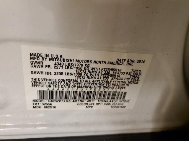 40657954 :رقم المزاد ، 4A4AR4AU7FE007731 vin ، 2015 Mitsubishi Outlander Sport Se مزاد بيع
